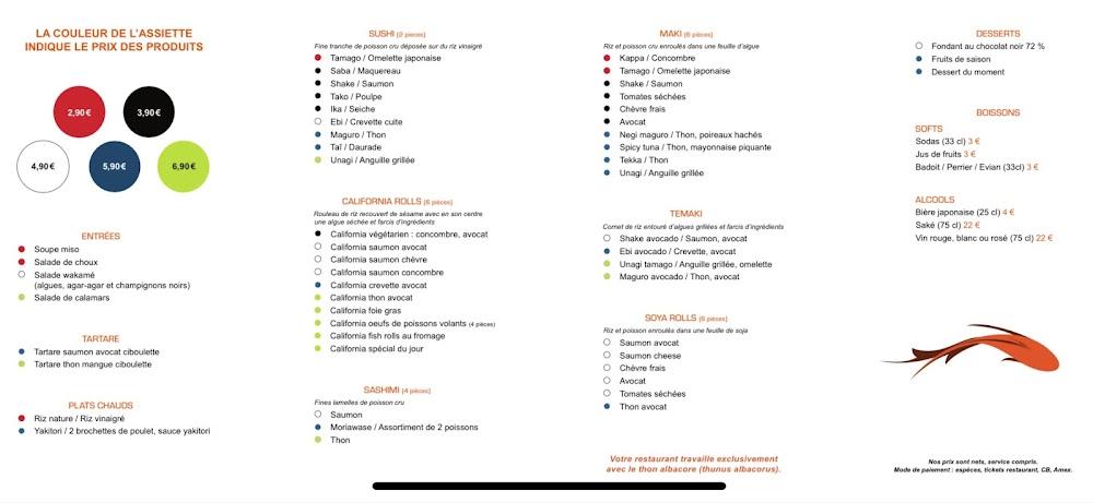 Yummy Sushi - Sushi-bar - Menu Image 1